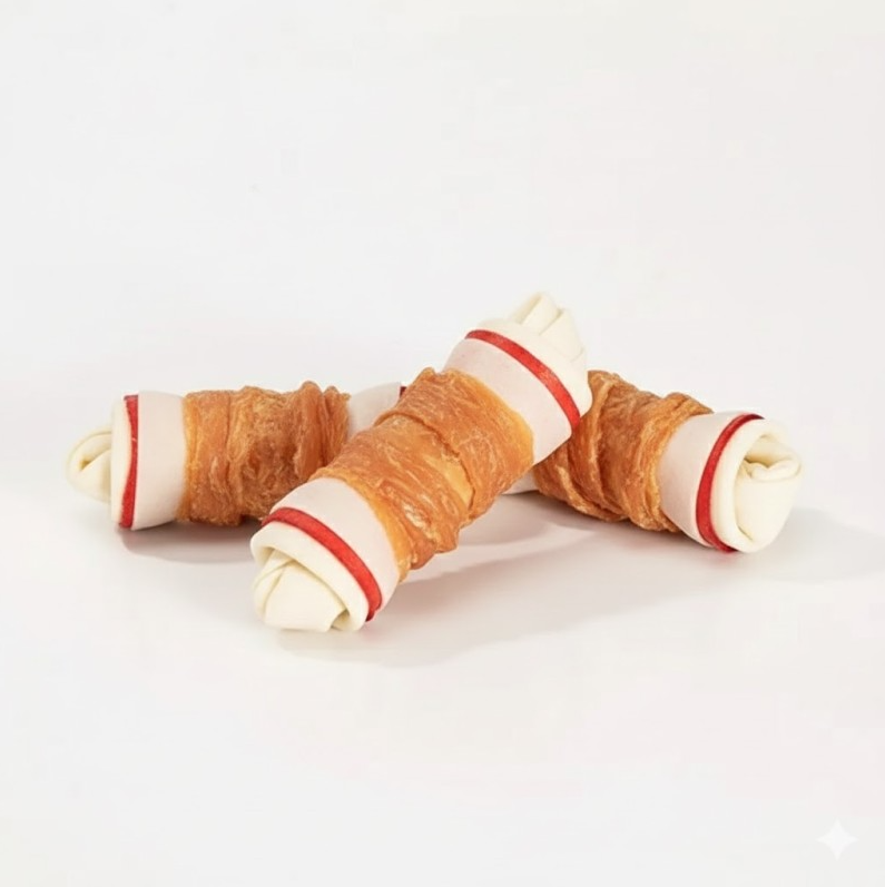 FRESH NATURAL HUESO ANUDADO POLLO 17cm 2 FRESH NATURAL HUESO ANUDADO POLLO 17cm - Imagen 2