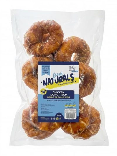 FRESH NATURAL RAW CHIC DONUT BLISTER 12cm*10un