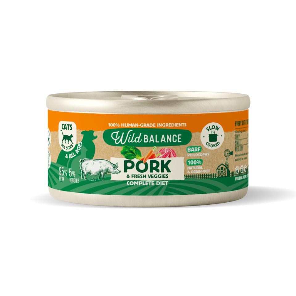 GATOS LATA FILOSOFÍA BARF CERDO 120GR 1 GATOS LATA FIL BARF CERDO 120 GR