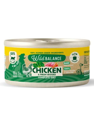 GATOS LATA FIL BARF POLLO 120 GR