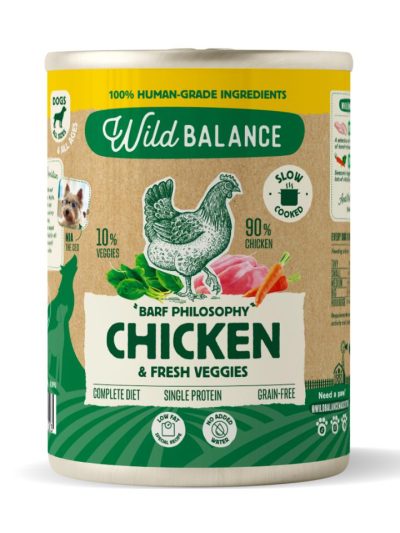 PERROS LATA FIL BARF POLLO 400 GR