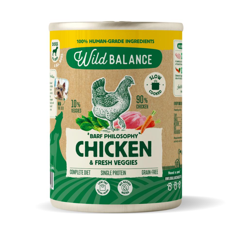 PERROS LATA FIL BARF POLLO 400 GR