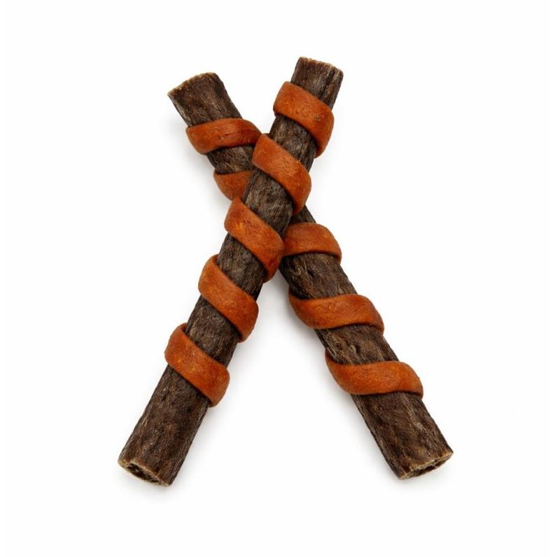 TRENZA COLÁGENO POLLO Y PATO 12cm 2UD 1 TRENZA COLAGENO POLLO Y PATO 12cm* 2u 80