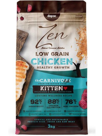 ZEN CAT LOW GRAIN KITTEN 3kg 25 90