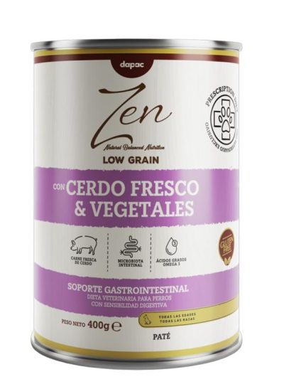 ZEN DOG PATÉ DIET CERDO&VEGETALES 400gr