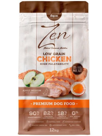 ZEN LOW GRAIN MEDIUM ADULT 12 KG PVP 52 90
