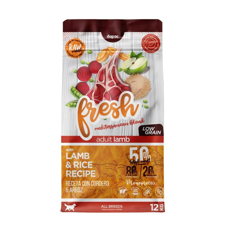 FRESH ADULT LAMB low grain 12kg