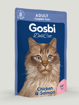 GOSBI DELICAT ADULT CHICKEN & SALMÓN 70GR