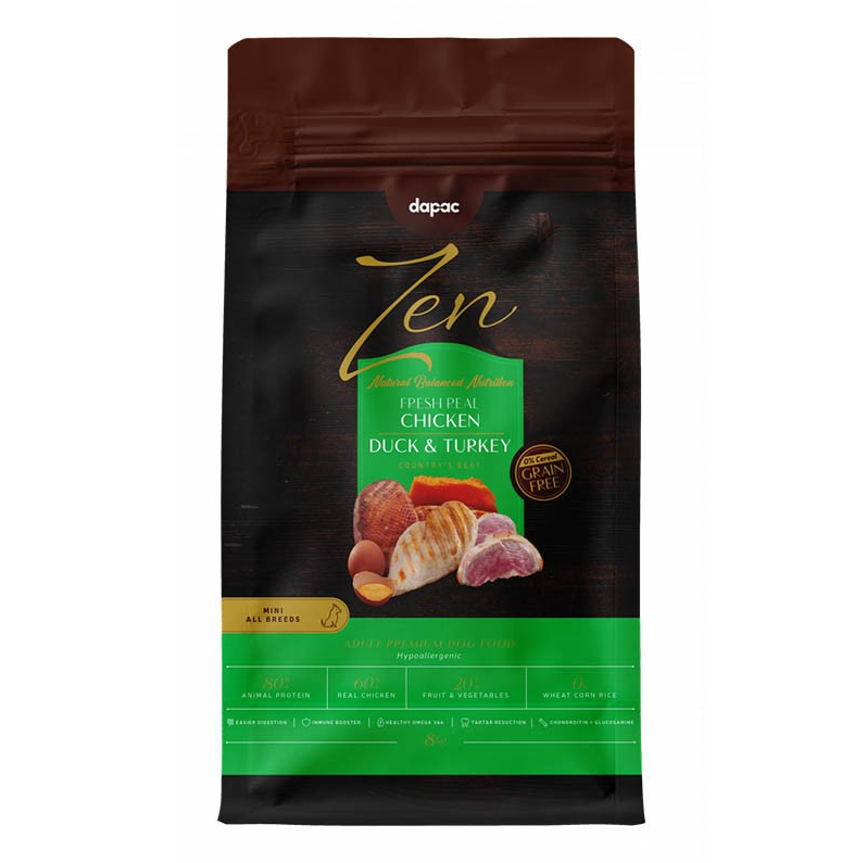 ZEN GRAIN FREE COUNTRY'S BEST MINI 8 KG 1 ZEN GRAIN FREE COUNTRY'S BEST MINI 8 KG