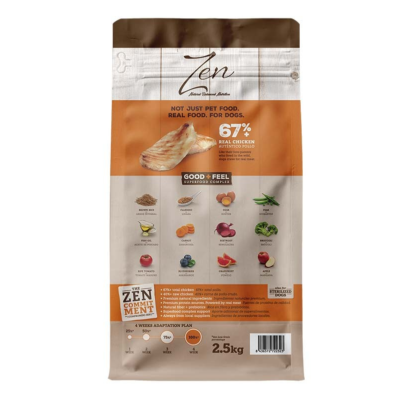 ZEN LOW GRAIN MINI LIGTH 2,5 KG 2 ZEN LOW GRAIN MINI LIGTH 2,5 KG - Imagen 2