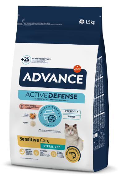 ADVANCE CAT STERILIZED SALMON 1 5 KG 16 99