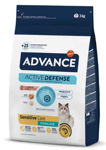 ADVANCE CAT STERILIZED SALMON 3 KG 26 99