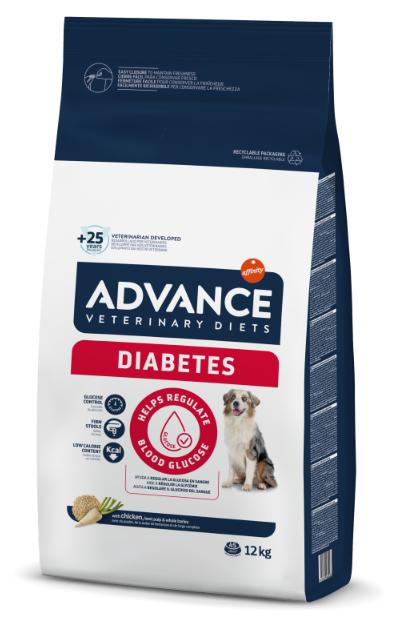 ADVANCE VETERINARY DIETS DOG DIABETES 12KG 1 AVET DOG DIABETES COLITIS 12 KG 78 99