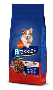 BREKKIES DOG BUEY 20 KG