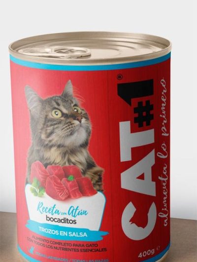 CAT-1  LATA  ATUN Y CEREALES 400g 