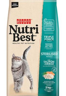 NUTRIBEST CAT STERILISED SALMON 8 KG