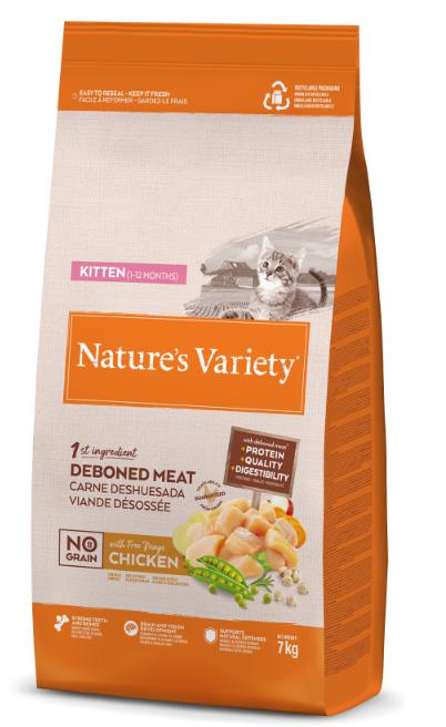 NATURE'S VARIETY CAT NO GRAIN KITTEN POLLO 7 KG 1 NVC SELECTED KITTEN FR CHICKEN 7 KG 54 95
