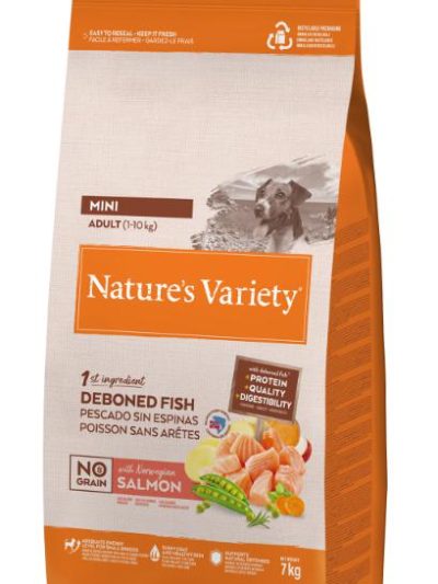 NVD DOG NG MINI ADULT SALMON 7 KG 49 95