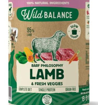 PERROS LATA FIL BARF CORDERO 400 GR