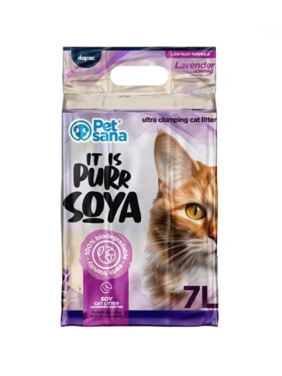 PET SANA PURR SOYA LAV  ultra aglomerante 7L