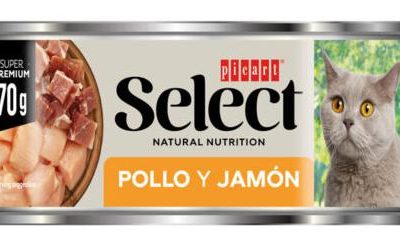 SELECT CAT LATA WET pollo y jamón 70 GR 18