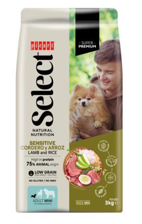 SELECT DOG MINI ADULT CORDERO & ARROZ 8KG 1 SELECT DOG MINI ADULT LAMB&RICE 8 KG