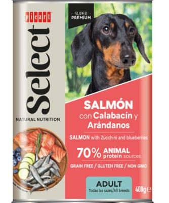 SELECT LATA ADULT SALMON&calabacín&arándanos  400g