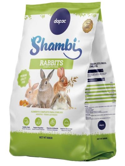 SHAMBI MENU EXTRA CONEJOS 800g