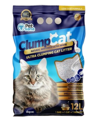PET SANA CLUMPCAT AGLOMERANTE 12L