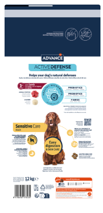 ADVANCE DOG SENSITIVE LAMB 12KG - Imagen 2