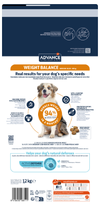ADVANCE VETERINARY DIETS DOG WEIGHT BALANCE 12KG 2 ADVANCE VETERINARY DIETS DOG WEIGHT BALANCE 12KG - Imagen 2