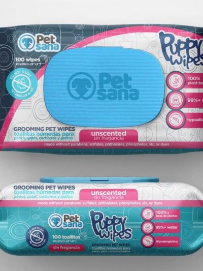 TOALLITAS PUPPY WIPES NEUTRA 100un 