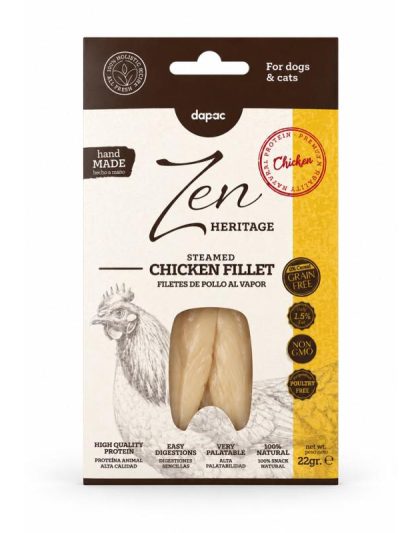 ZEN HERITAGE FILETES POLLO AL VAPOR 22gr*16u