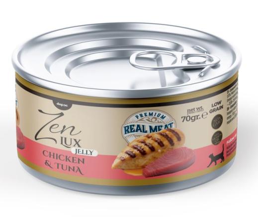 ZEN LUX POLLO Y ATÚN GELATINA 70GR 1 ZEN LUX POLLO Y ATÚN GELATINA 70GR