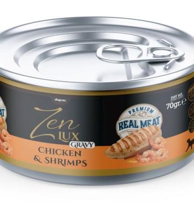 ZEN LUX POLLO Y GAMBAS EN SALSA 70GR