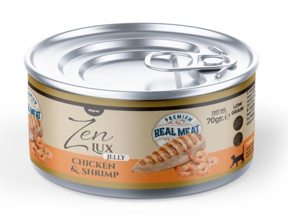 ZEN LUX POLLO Y GAMBAS GELATINA 70GR