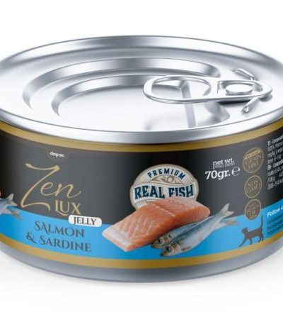 ZEN LUX SALMON Y SARDINA GELATINA 70GR