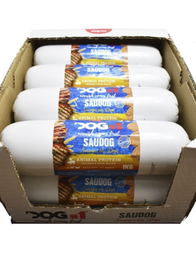 SAUDOG SALCHICHA POLLO Y CERDO 1KG