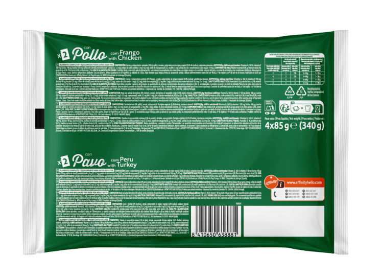 LIBRA CAT WET GELATINA POLLO & PAVO 4UD 2 LIBRA CAT WET GELATINA POLLO & PAVO 4UD - Imagen 2