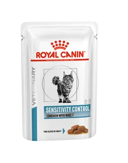 ROYAL CANIN CAT SENSITIVITY CONTROL SOBRES EN SALSA 85 GR 12 UD