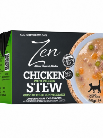 ZEN CAT GUISO DE POLLO CON VERDURAS 95 GR